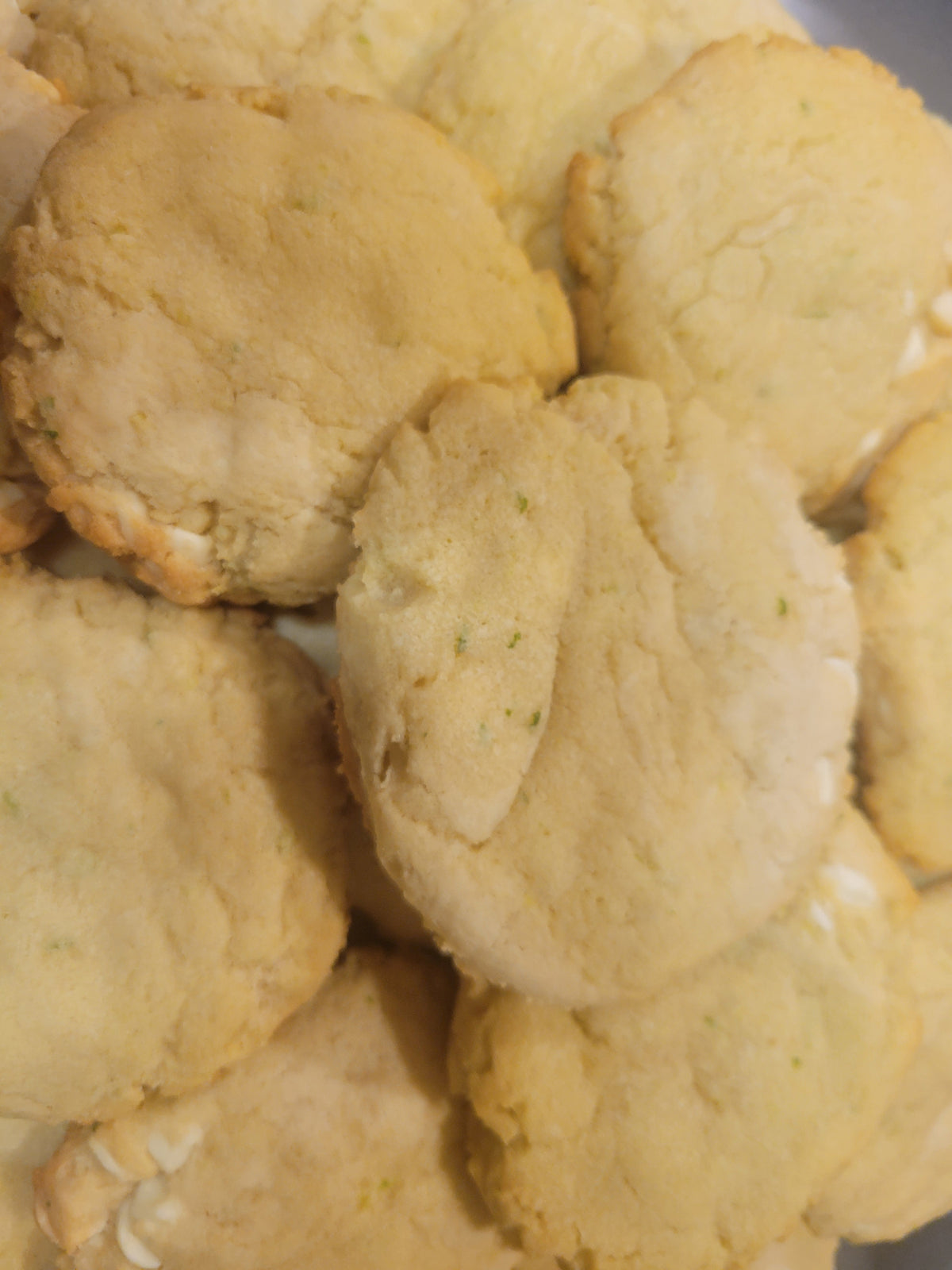 Lime Cream Cheese with White Chocolate Chips