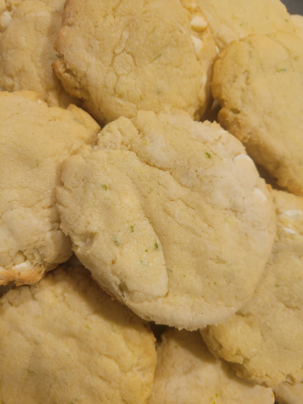 Lime Cream Cheese with White Chocolate Chips