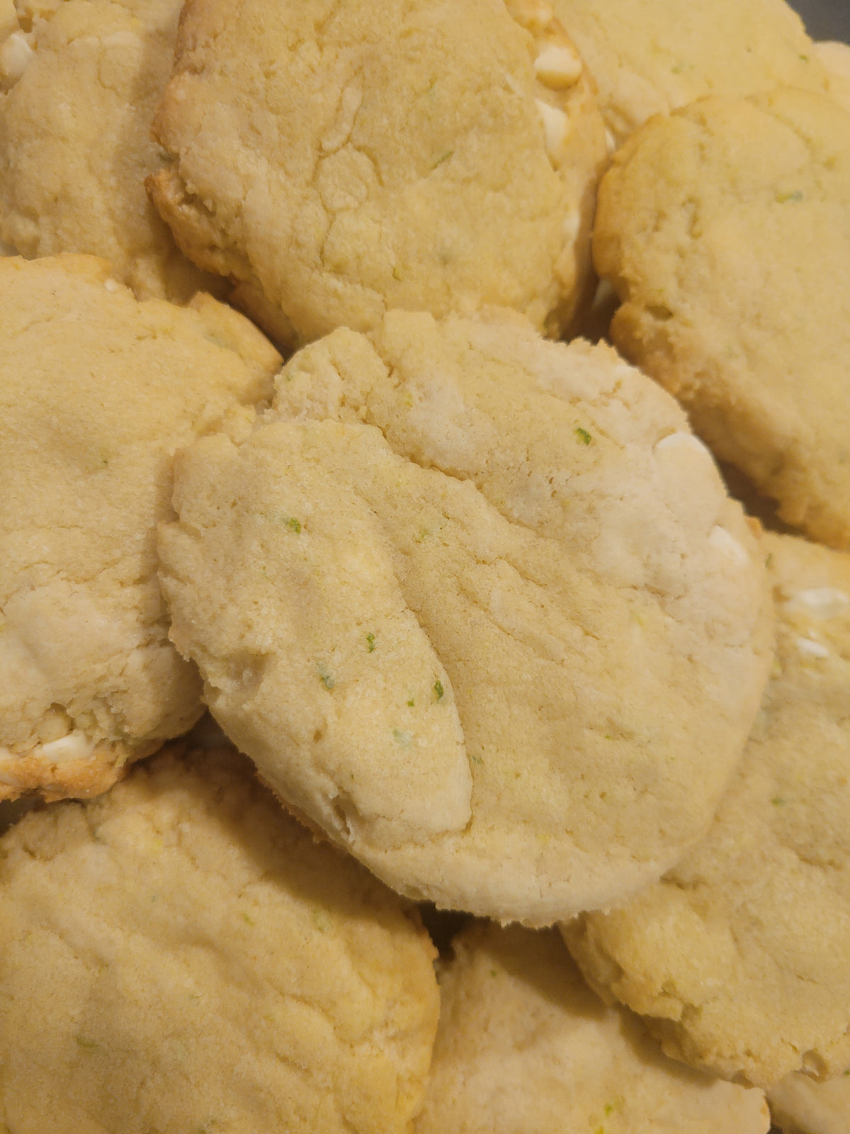 Lime Cream Cheese with White Chocolate Chips
