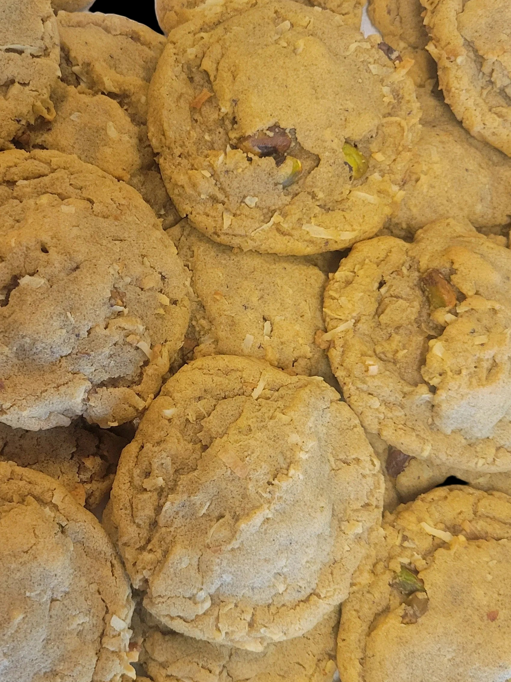 Pistachio Coconut Cookies