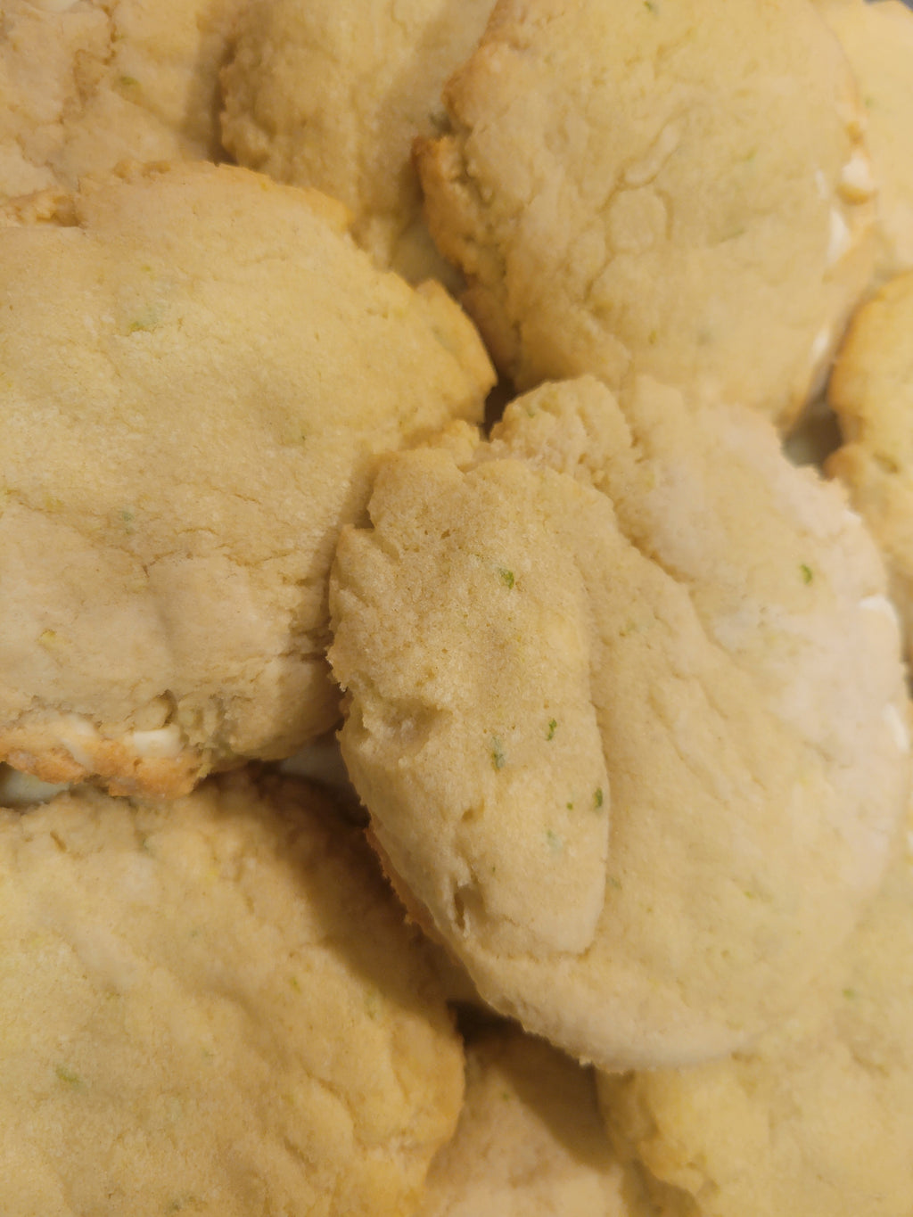 Lime Cream Cheese with White Chocolate Chips