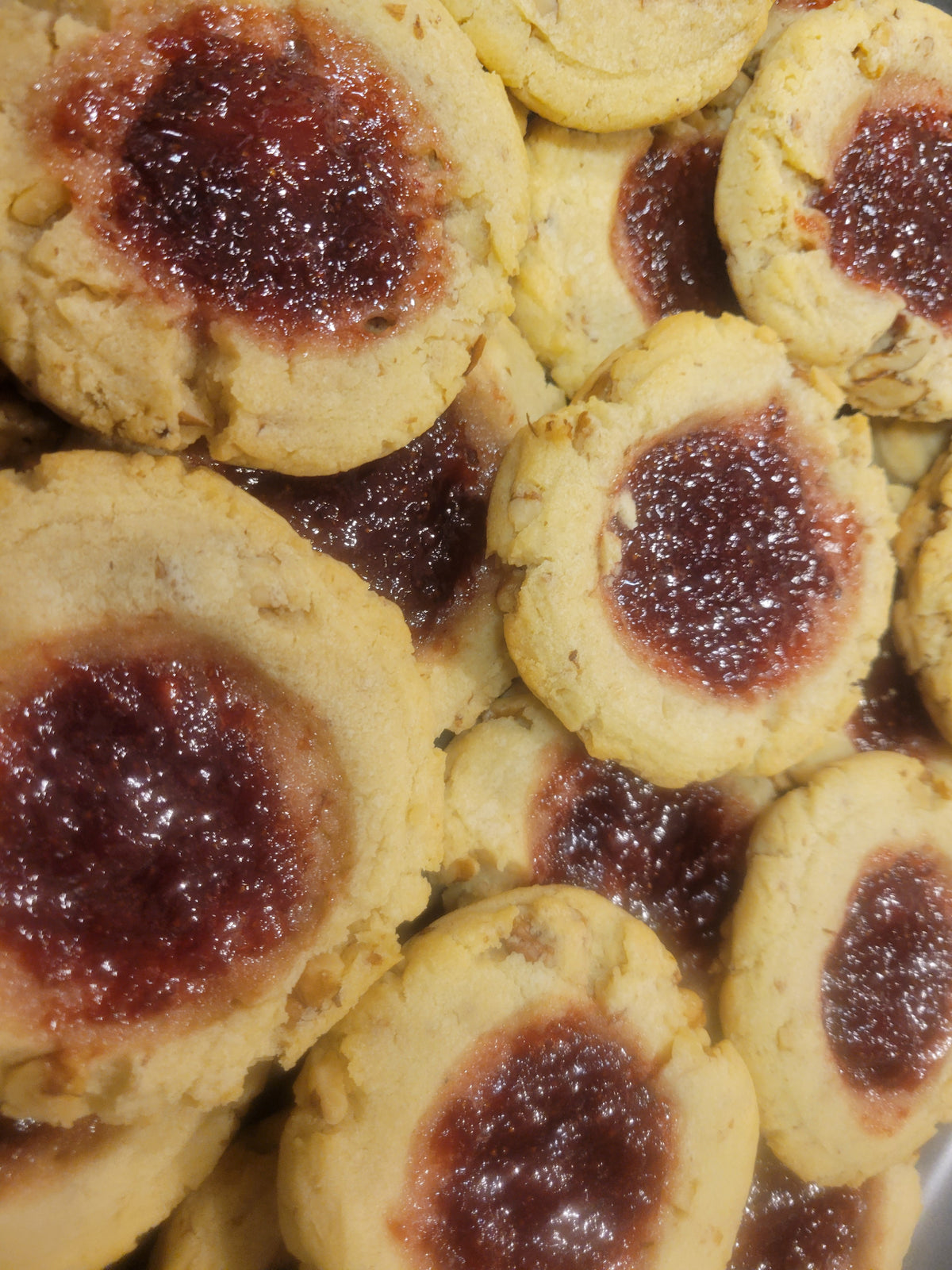 Strawberry Walnut Jam Cookie